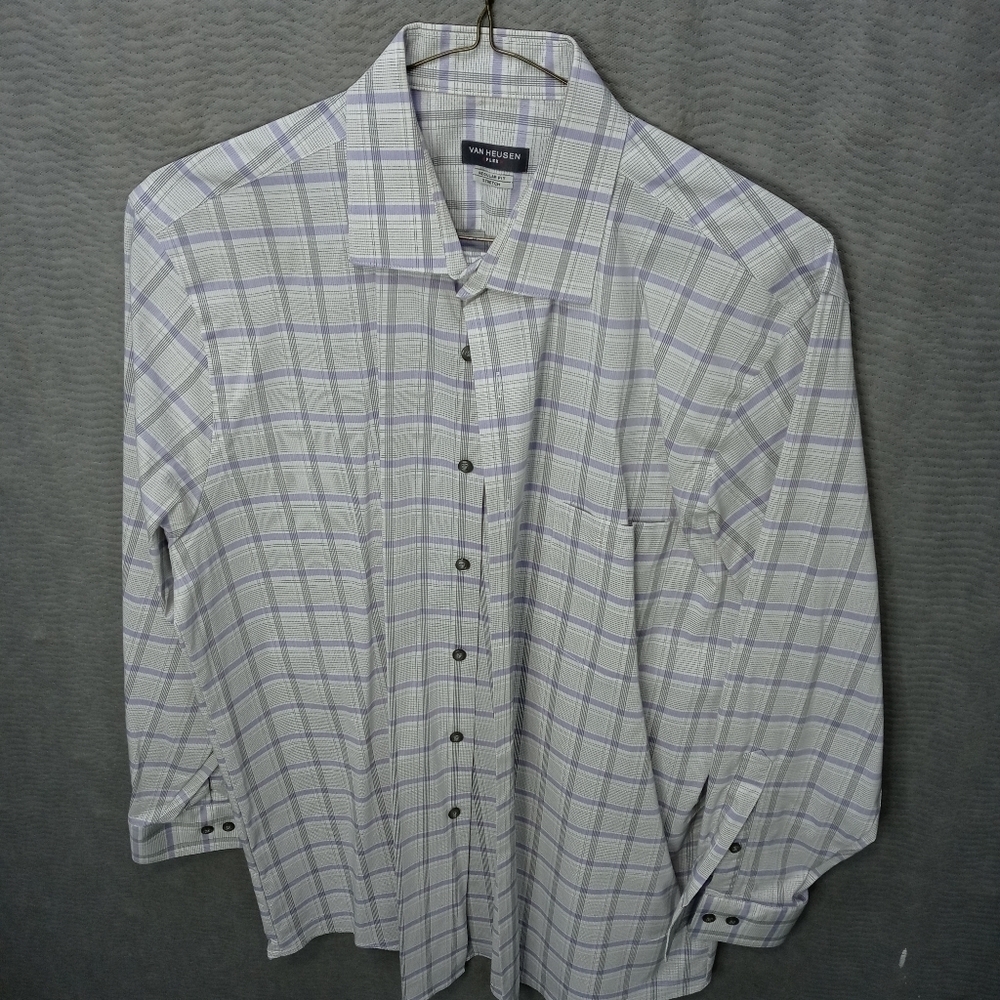 Van Heusen men's button front long sleeve dress sh